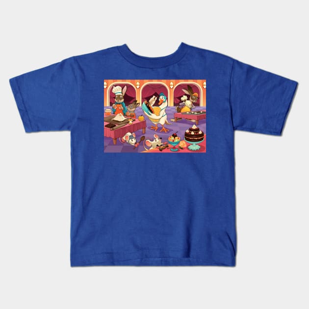 Bakery Kids T-Shirt by ddraw